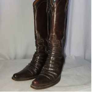 EUC DONALD PLINER COUNTRY LEATHER BOOTS  7